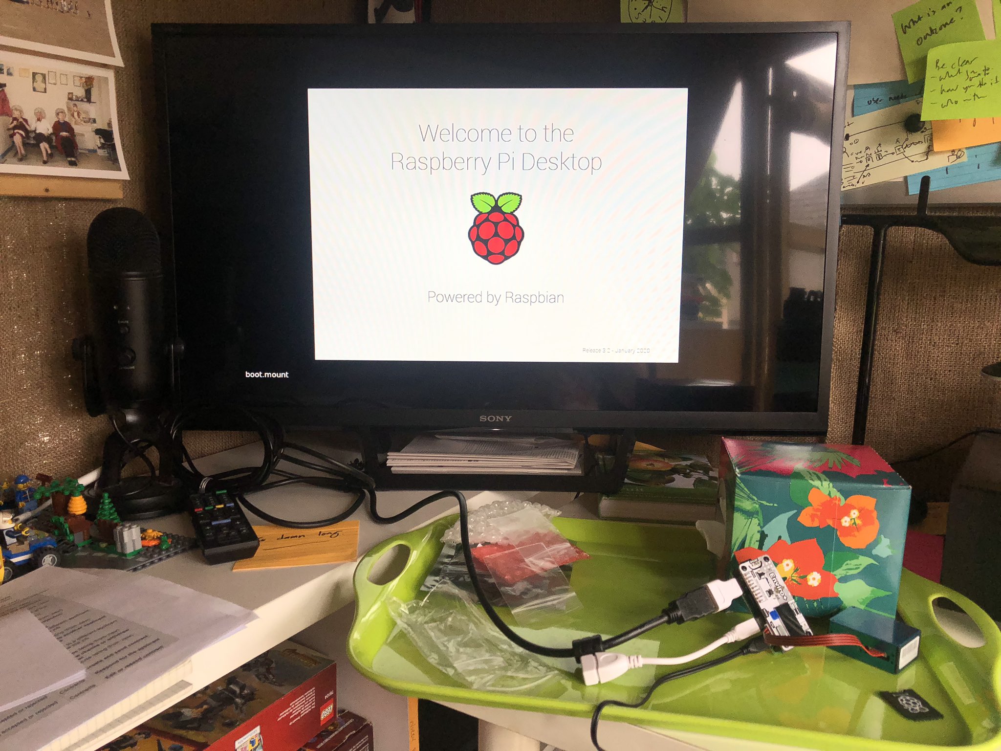 Connecting everything and setting the Pi up